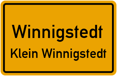 Straßenverzeichnis Winnigstedt Klein Winnigstedt