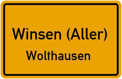 Straßenverzeichnis Winsen (Aller) Wolthausen