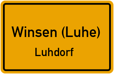 Straßenverzeichnis Winsen (Luhe) Luhdorf