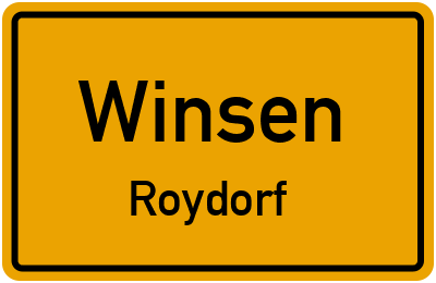 Straßenverzeichnis Winsen Roydorf