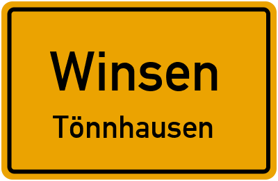 Straßenverzeichnis Winsen Tönnhausen