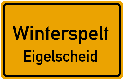 Straßenverzeichnis Winterspelt Eigelscheid
