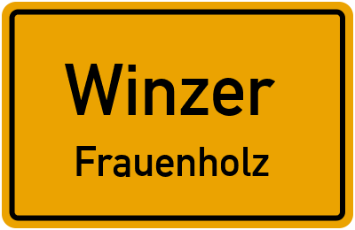 Straßenverzeichnis Winzer Frauenholz