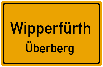 Straßenverzeichnis Wipperfürth Überberg
