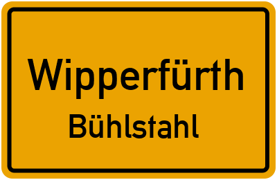 Straßenverzeichnis Wipperfürth Bühlstahl