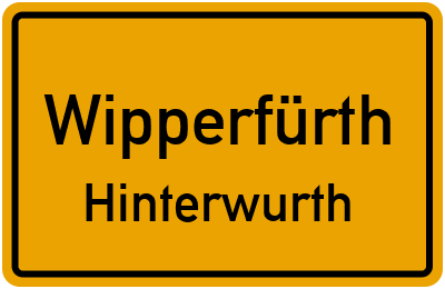 Straßenverzeichnis Wipperfürth Hinterwurth