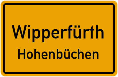 Straßenverzeichnis Wipperfürth Hohenbüchen