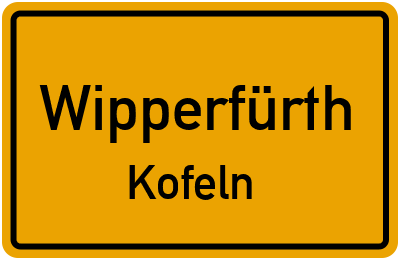 Straßenverzeichnis Wipperfürth Kofeln