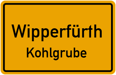 Straßenverzeichnis Wipperfürth Kohlgrube