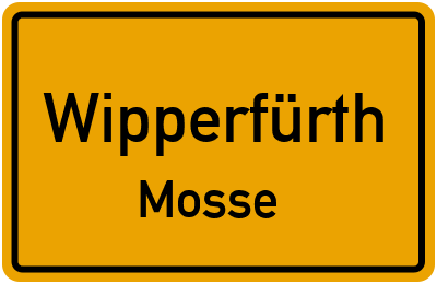 Straßenverzeichnis Wipperfürth Mosse
