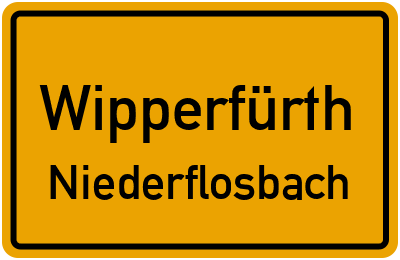 Straßenverzeichnis Wipperfürth Niederflosbach