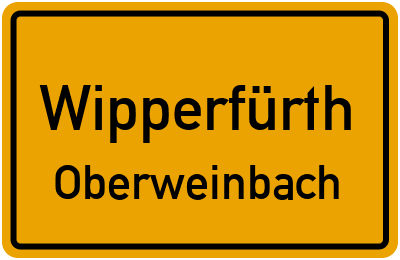 Straßenverzeichnis Wipperfürth Oberweinbach