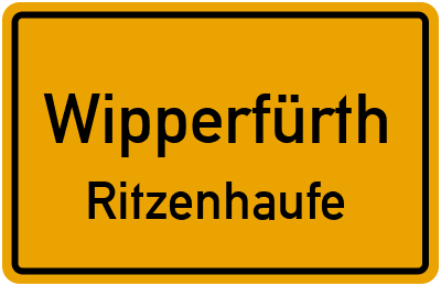 Straßenverzeichnis Wipperfürth Ritzenhaufe