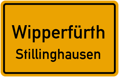 Straßenverzeichnis Wipperfürth Stillinghausen