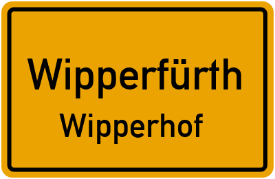 Straßenverzeichnis Wipperfürth Wipperhof