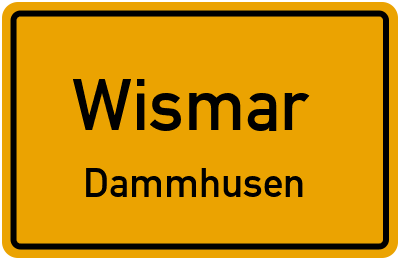 Straßenverzeichnis Wismar Dammhusen