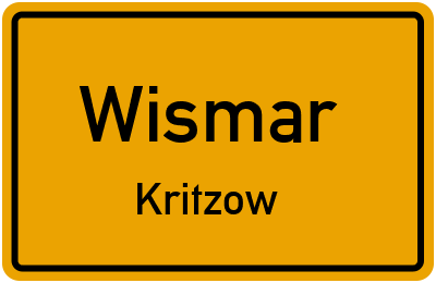 Straßenverzeichnis Wismar Kritzow