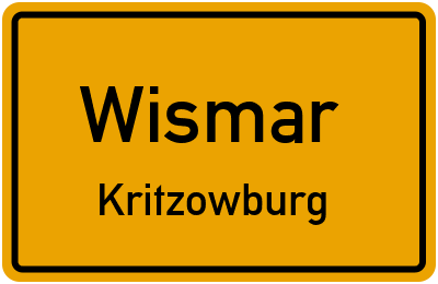 Straßenverzeichnis Wismar Kritzowburg