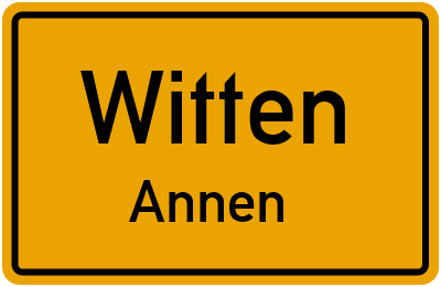 Straßenverzeichnis Witten Annen