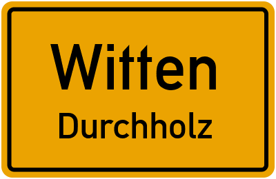 Straßenverzeichnis Witten Durchholz