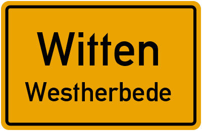 Straßenverzeichnis Witten Westherbede