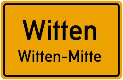 Straßenverzeichnis Witten Witten-Mitte