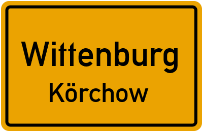 Straßenverzeichnis Wittenburg Körchow