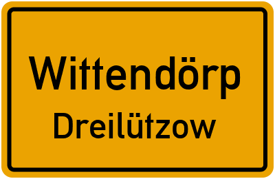 Straßenverzeichnis Wittendörp Dreilützow