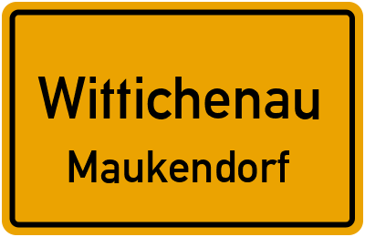 Straßenverzeichnis Wittichenau Maukendorf
