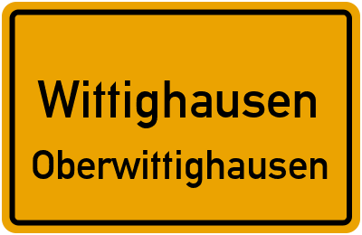 Straßenverzeichnis Wittighausen Oberwittighausen