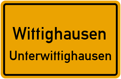 Straßenverzeichnis Wittighausen Unterwittighausen
