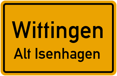 Straßenverzeichnis Wittingen Alt Isenhagen