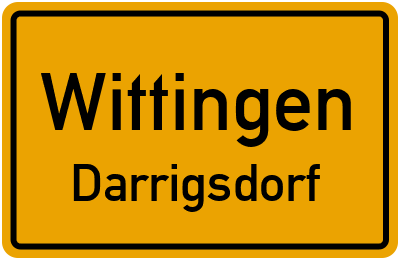 Ortsschild Wittingen Darrigsdorf