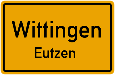 Ortsschild Wittingen Eutzen