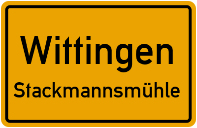 Straßenverzeichnis Wittingen Stackmannsmühle