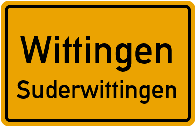 Ortsschild Wittingen Suderwittingen