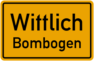 Straßenverzeichnis Wittlich Bombogen