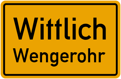Straßenverzeichnis Wittlich Wengerohr