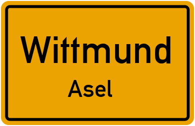 Straßenverzeichnis Wittmund Asel