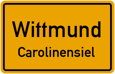 Straßenverzeichnis Wittmund Carolinensiel