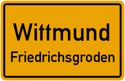 Straßenverzeichnis Wittmund Friedrichsgroden