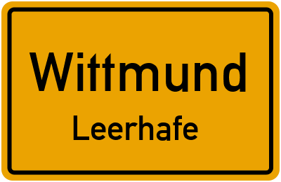 Straßenverzeichnis Wittmund Leerhafe
