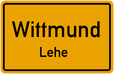 Straßenverzeichnis Wittmund Lehe