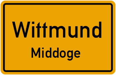 Straßenverzeichnis Wittmund Middoge