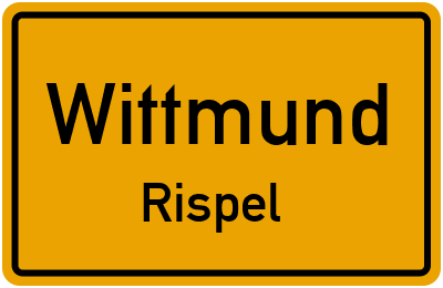 Straßenverzeichnis Wittmund Rispel