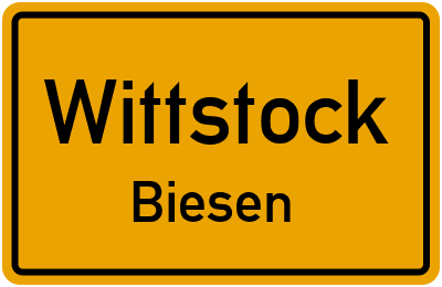 Straßenverzeichnis Wittstock Biesen