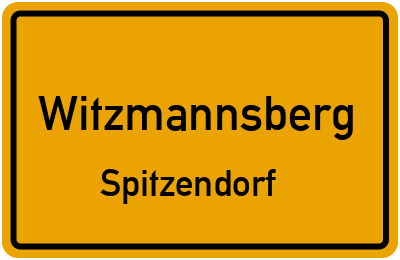 Straßenverzeichnis Witzmannsberg Spitzendorf