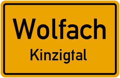 Straßenverzeichnis Wolfach Kinzigtal