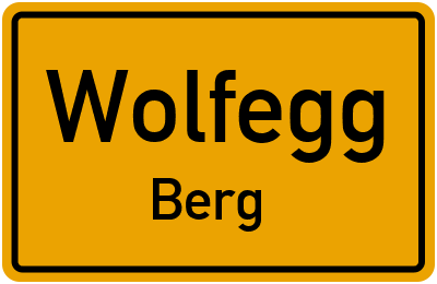 Straßenverzeichnis Wolfegg Berg