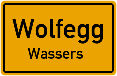 Straßenverzeichnis Wolfegg Wassers
